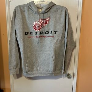 Large CSA brand Detroit Red Wings hooded sweatshirt